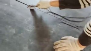 Линолеум. Укладка,фрезириовка,пайка швов. Горячая сварка коммерческого линолеума.