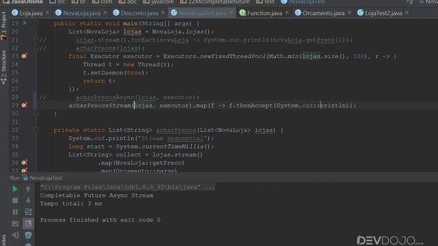Curso Java Completo - Aula 202: Java 8 CompletableFuture pt 08, Exibindo resultados dinamicamente смотреть онлайн