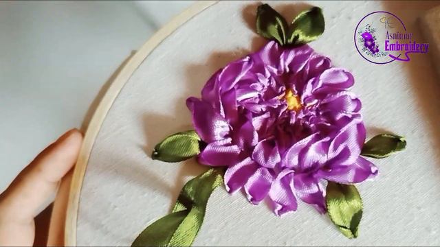 Embroidery Tutorial for Beginners | Single Flower Designs #19 смотреть онлайн