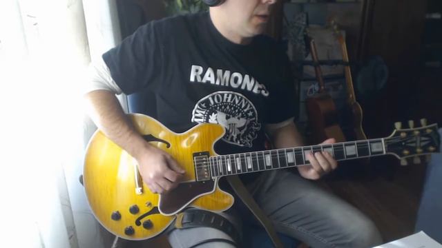 Gibson CS-356 + Marshall JCM 800 (blues impro) смотреть онлайн