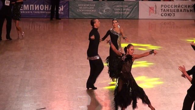 Дашкевич Олег - Суслова Татьяна Чемпионат РТС Профессионалы Латина 1/2 Ча-Ча смотреть онлайн