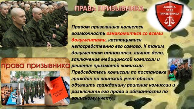 Что должен знать призывник?- виртуальный правовой час смотреть онлайн