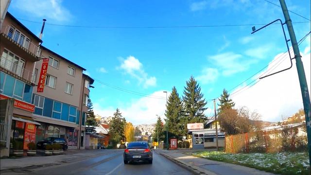 Dolac Malta - Buća Potok, Sarajevo, ulice Meše Selimovića - Safeta Zajke, novembar 2023. смотреть онлайн