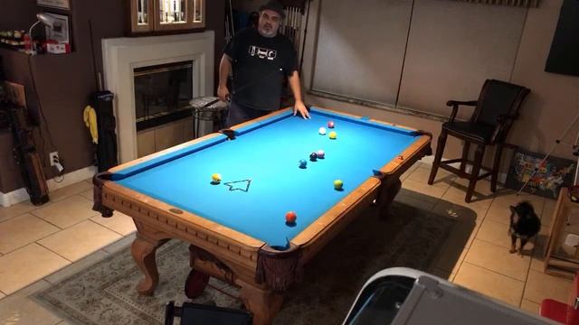 Practicing for my first virtual pool tournament. смотреть онлайн