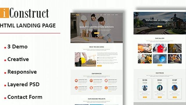 iConstruct - Multipurpose Responsive Landing Pages | Themeforest Website Templates and Themes смотреть онлайн