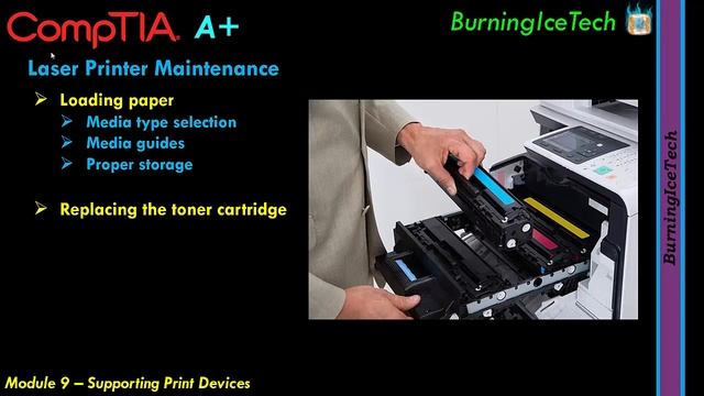 CompTIA A+ Full Course for Beginners - Module 9 - Supporting Print Devices смотреть онлайн