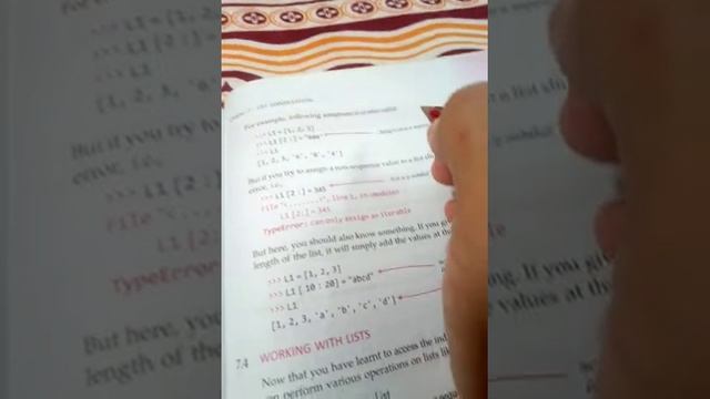 class 11 cs list manipulation - list slicing program,list append,update,delete смотреть онлайн