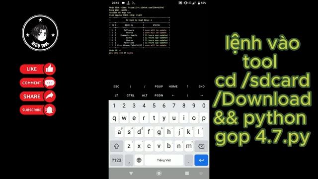 Share Tool | BUFF VIEW Tiktok zefoy new | python | Hiếu tool смотреть онлайн