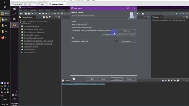 Java Install Eclipse And Tomcat شرح смотреть онлайн