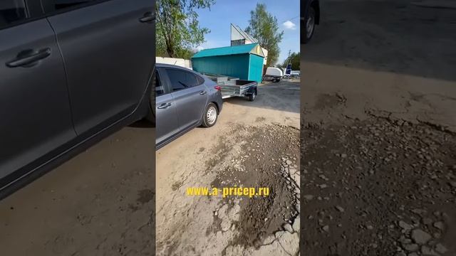 МЗСА 817704 легковой прицеп и Хендай Солярис. Казань Чебоксары АРИВА ? Установка фаркопа, Кредит