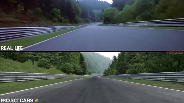 Project CARS Vs Real Life - Renault Megane RS @ Nordschleife - Comparison смотреть онлайн