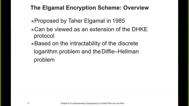 CNIT 141 8. Public-Key Cryptosystems Based on the DLP смотреть онлайн
