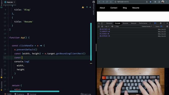 ASMR Programming | Animated Sticky Menu Bar with React + Tailwind [No Talking] смотреть онлайн