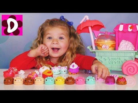 Очередь за Попкорном Num Noms ИГРАЕМ В МАГАЗИН Видео для Детей Игрушки Num Nom и Игры для Девочек