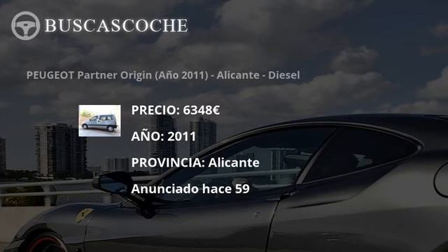 Peugeot Partner Origin Desde 1892€, Mejores Ofertas