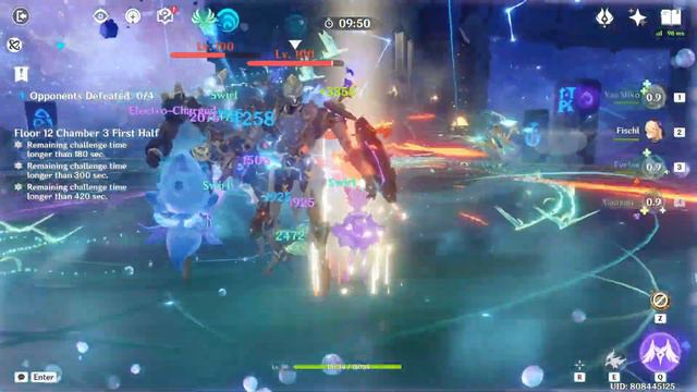 C0 Yae Xianyun Taser and C1 Eula Raiden - Genshin Impact Abyss 4.4 - Floor 12 9 Stars смотреть онлайн