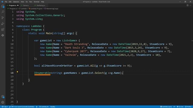 LINQ + Lambda expressions - C# tutorial смотреть онлайн