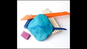 Лепим ската из пластилина