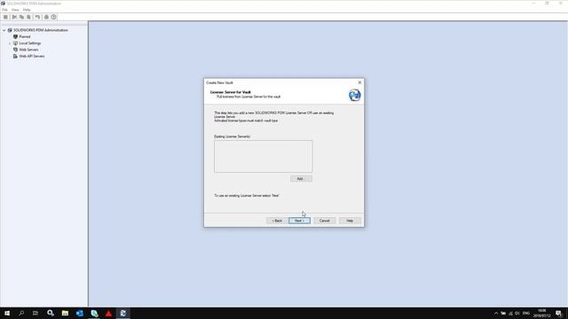 Create SOLIDWORKS PDM Vault смотреть онлайн