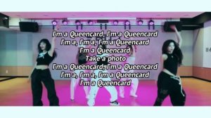 (G)I-DLE - QUEENCARD - ENGLISH KARAOKE with BACKING VOCALS