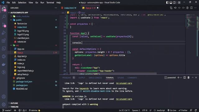Usando autocomplete de Material ui ejemplo practico by Yosmar Hinestroza смотреть онлайн