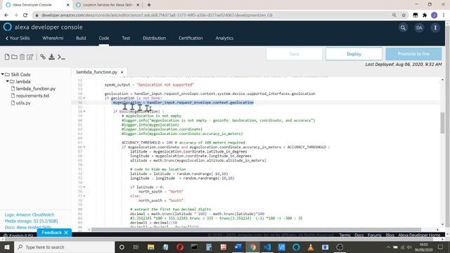 Python Alexa location service skill смотреть онлайн
