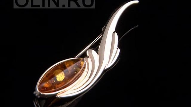 Брошка золотая с балтийским янтарем смотреть онлайн