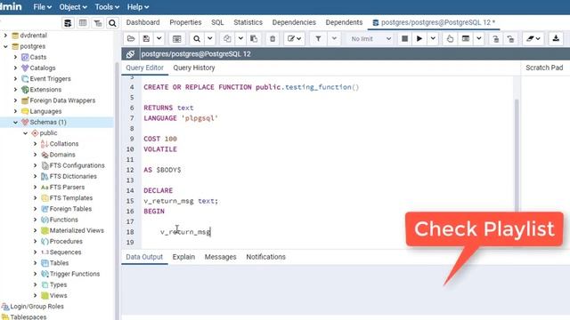 How To Create A Stored Function In PostgreSQL And Call Stored Function In PostgreSQL Using pgAdmin смотреть онлайн