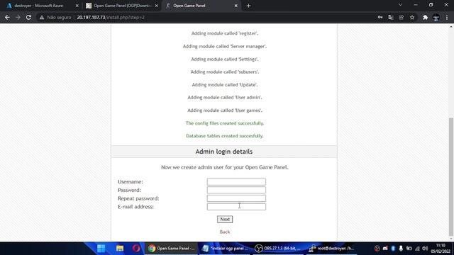 Instalando Open Game Painel (Painel OGP) смотреть онлайн