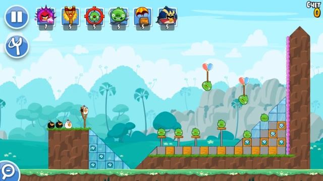 Angry Birds Friends - Свинячья башня - Часть 1 - Заточённые в клетках... смотреть онлайн