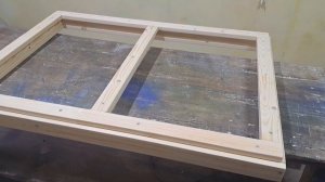 Самодельное деревянное окно со стеклопакетом, не хуже пластика