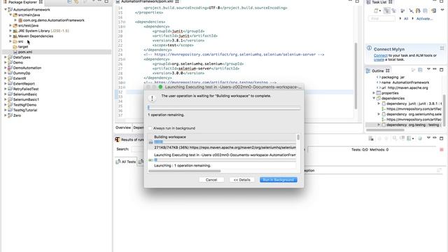 selenium framework using java - Project Setup смотреть онлайн