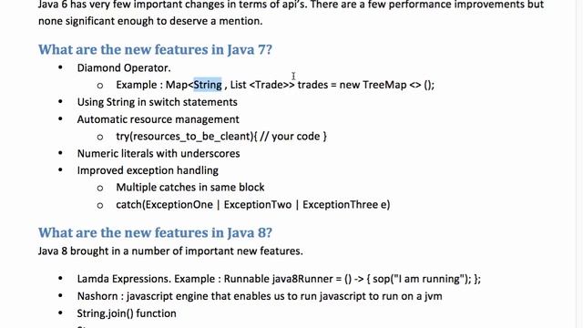 52 Java New Features Java 5, 6, 7 and 8 смотреть онлайн