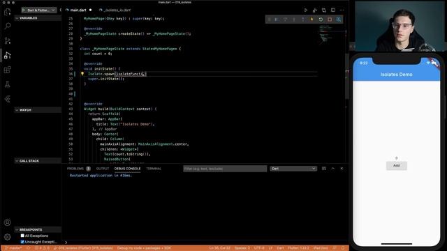 Dart Isolates - Flutter Basics смотреть онлайн
