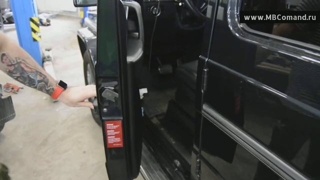 Оригинальные доводчики дверей на Мерседес Gelandewagen W463 смотреть онлайн