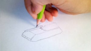Как нарисовать танк maus