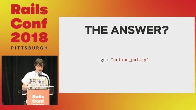 RailsConf 2018: Access Denied: the missing guide to authorization in Rails by Vladimir Dementyev смотреть онлайн