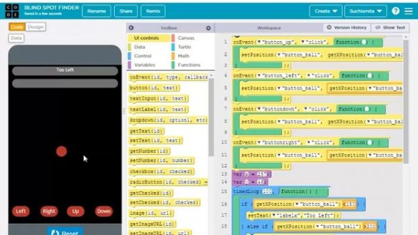 BLIND SPOT FINDING GAME