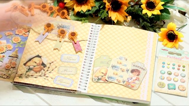 Разворот в личном дневнике к Пасхе| Мой личный дневник #Scrapbooking| Настя Клевер