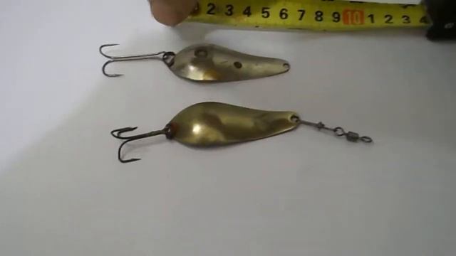 Колеблющаяся блесна Атом 3 Сделано в СССР смотреть онлайн