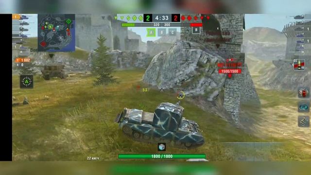 WoT Blitz/ FV4005/ КАК ИГРАТЬ НОВИЧКАМ ? смотреть онлайн