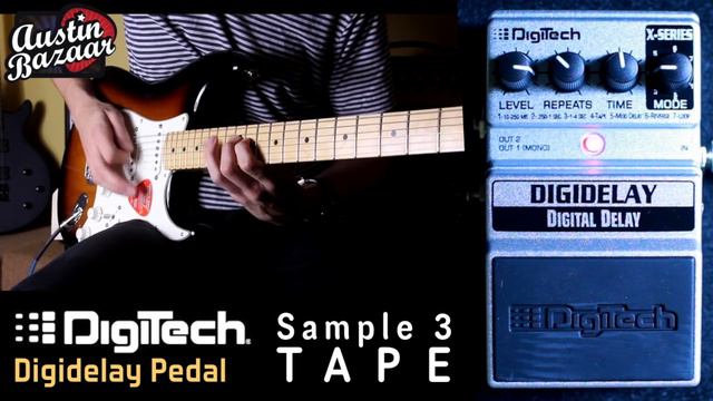Digitech X-Series XDD DIGIDELAY Digital Delay Pedal Demo