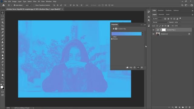 إضافة تدرج ألوان مميز عبر إستخدام Gradient Map ضمن برنامج فوتوشوب смотреть онлайн