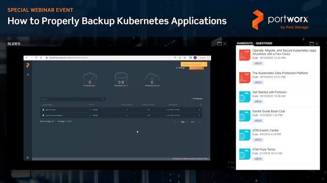 How to Properly Backup Kubernetes Applications with Portworx смотреть онлайн