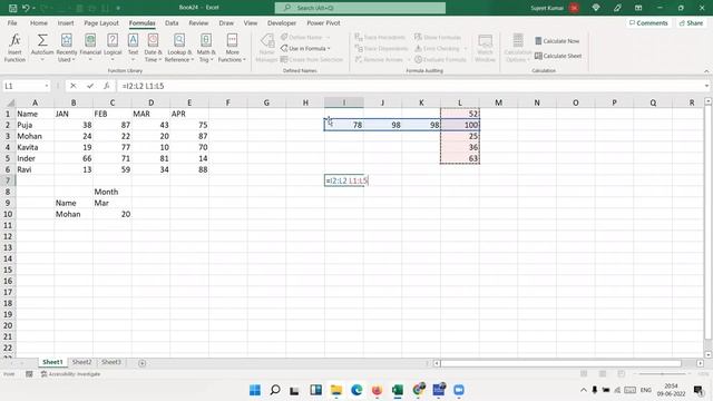 Look up Intersecting Value by Row and Column Criteria смотреть онлайн