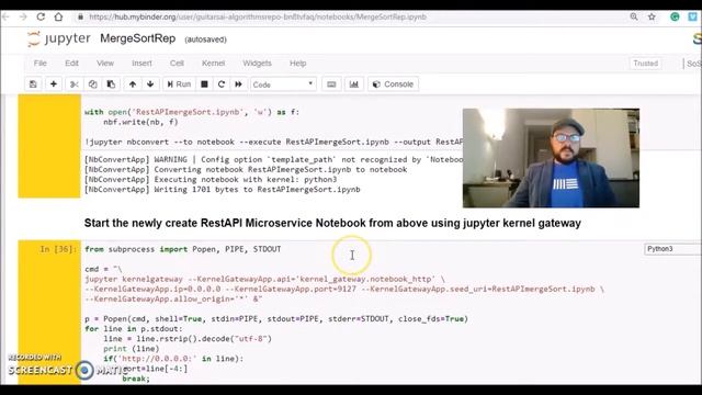 MergeSort - BONUS: MergeSort as a RestAPI Microservice смотреть онлайн