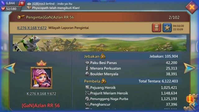 RALLY TRAP G|B VS MYTHIC CHAMP + 5 FAMILIAR. KAYAK DI GIGIT SEMUT. Lords Mobile