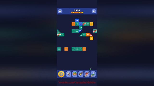 Brick Breaker Shoot & Blast - Gameplay Walkthrough - Levels 31-40 смотреть онлайн
