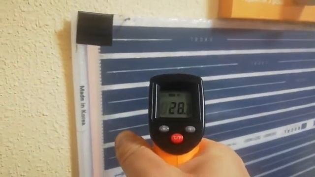 Робота терморегулятора М6 E51 в паре с инфракрасной пленкой Felix Excel смотреть онлайн