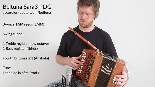 For Sale: New Beltuna Sara3 in DG - Laridé de la côte - Accordion Doctor смотреть онлайн